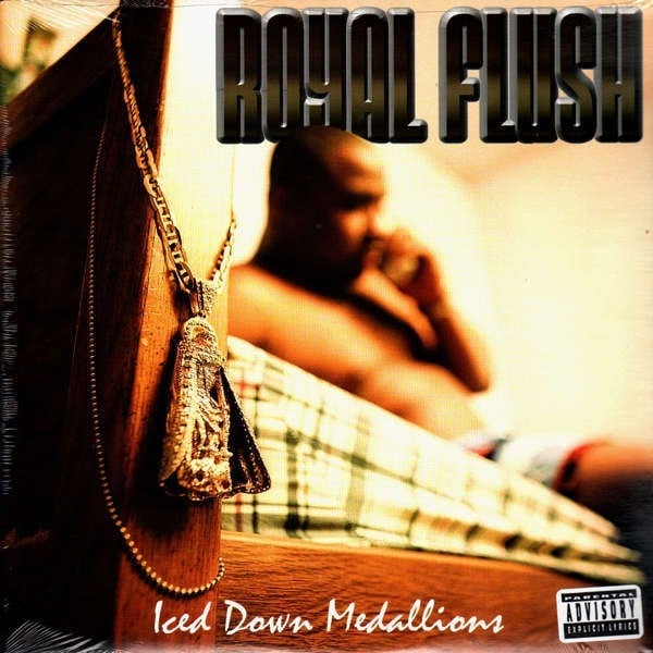 Album cover art for "Iced Down Medallions" by Royal Flush & N.O.R.E.