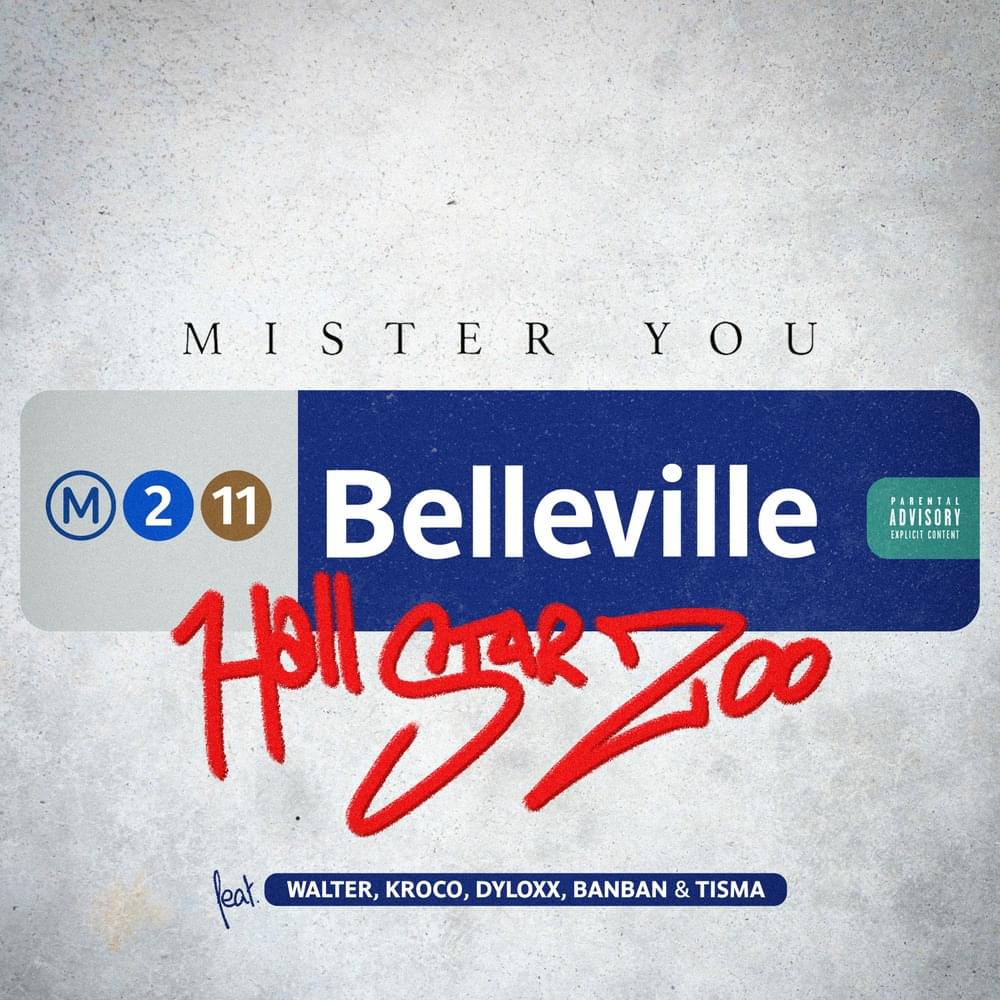 Album cover art for "BELLEVILLE HALL STAR ZOO" by Mister You & Walter (FRA) & Dyloxx & Banban & Tisma & Kroco Blv
