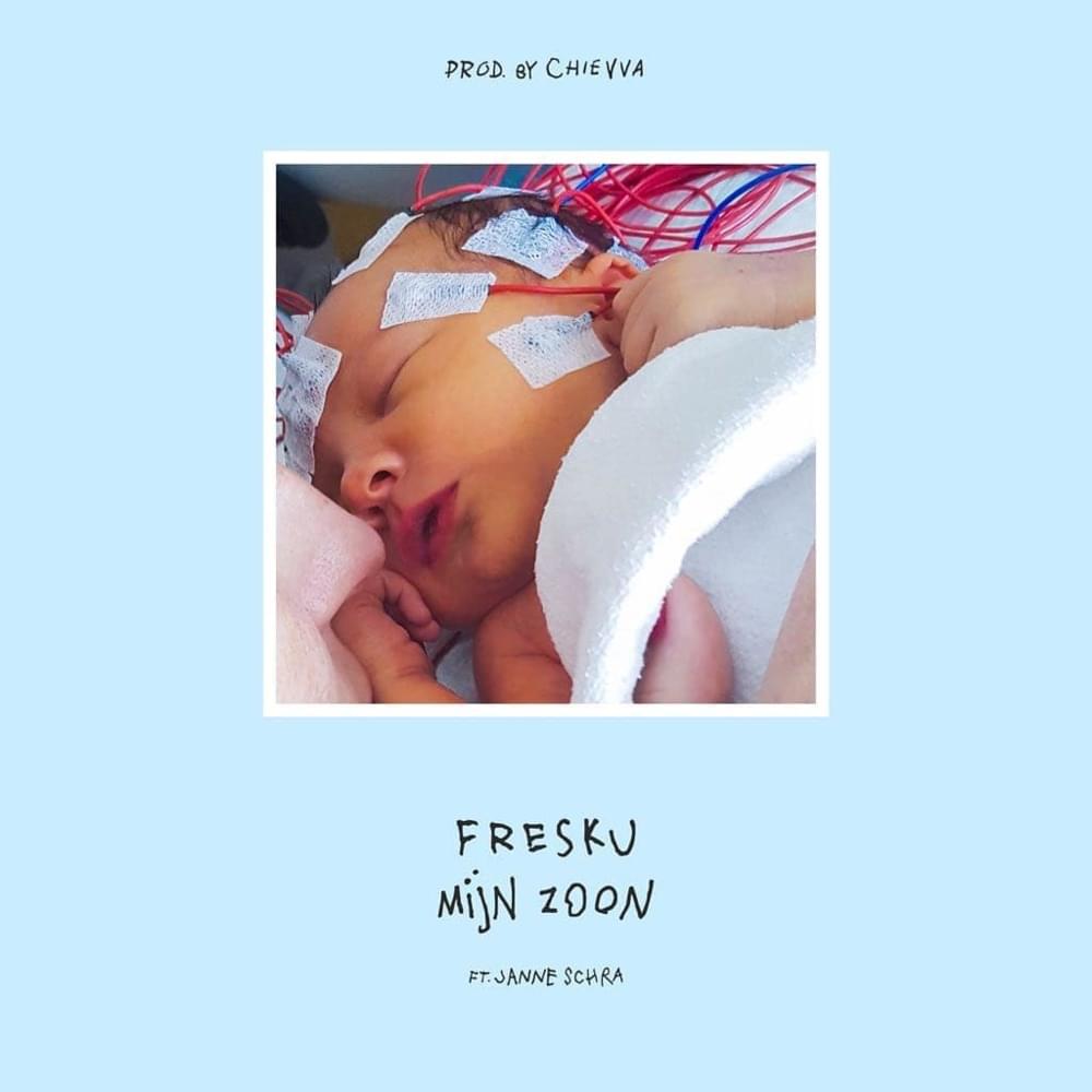 Album cover art for "Mijn Zoon" by Fresku & Janne Schra