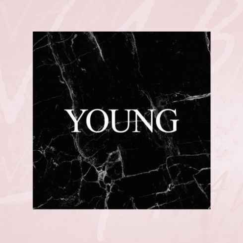 Album cover art for "Young" by Nabiha