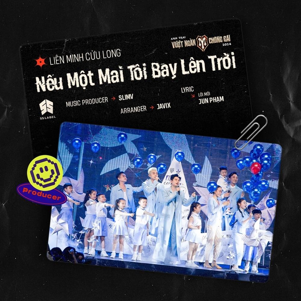 Album cover art for "Nếu Một Mai Tôi Bay Lên Trời" by Anh Trai Vượt Ngàn Chông Gai 2024