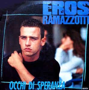 Album cover art for "Occhi di speranza" by Eros Ramazzotti
