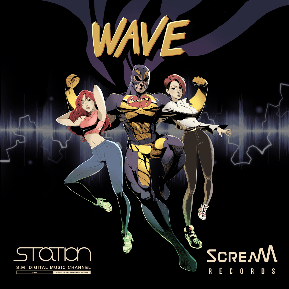 Album cover art for "Wave" by R3HAB