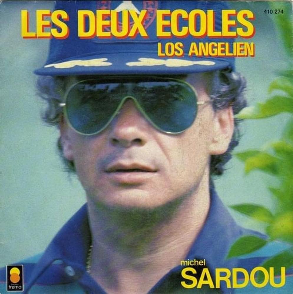 Album cover art for "Los Angelien" by Michel Sardou