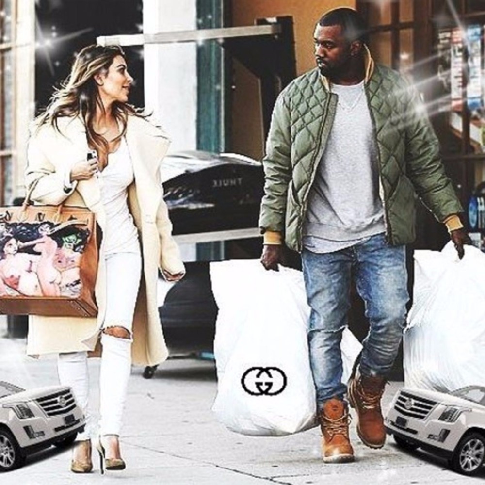Cover image for KIM K & KANYE