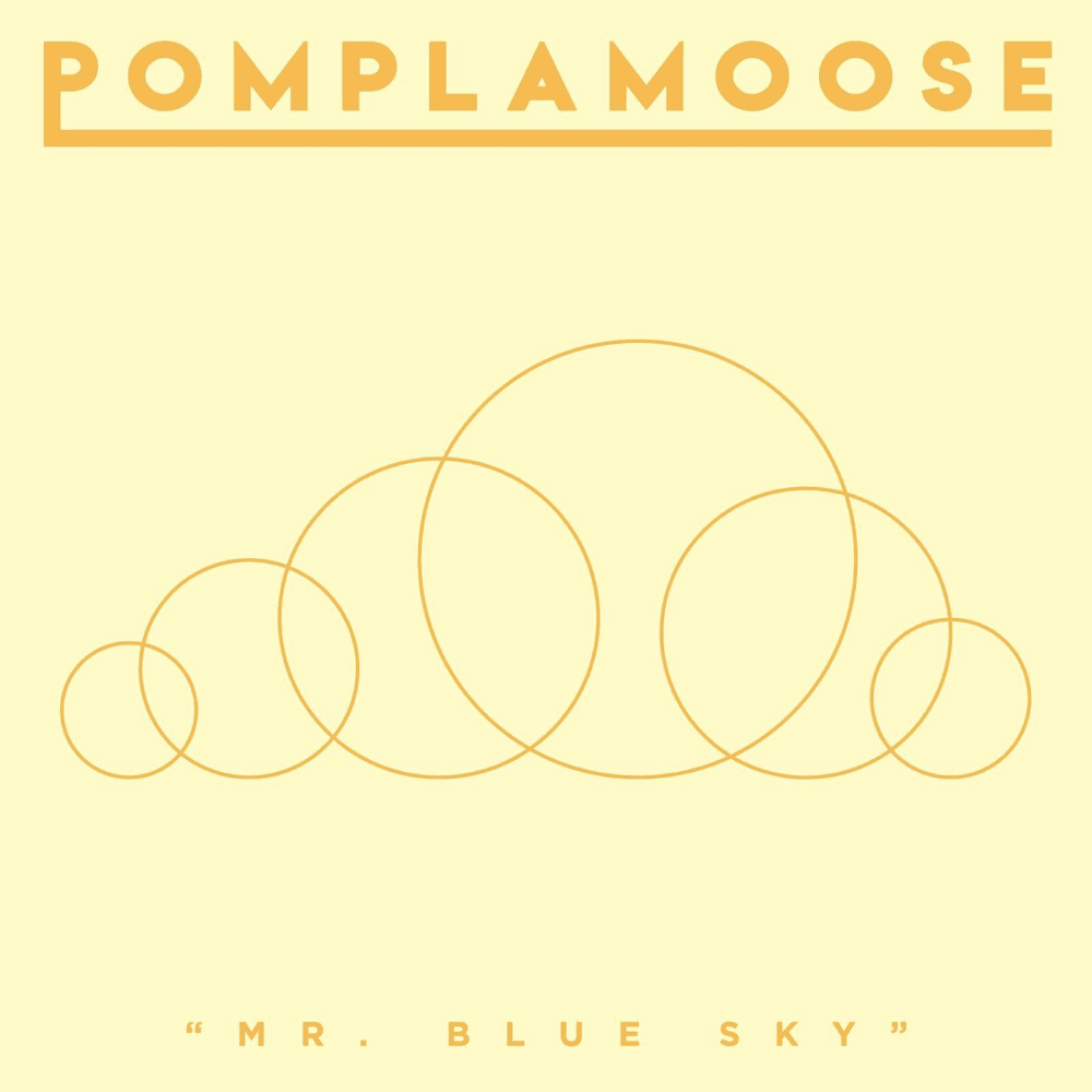 Album cover art for "Mr. Blue Sky" by Pomplamoose