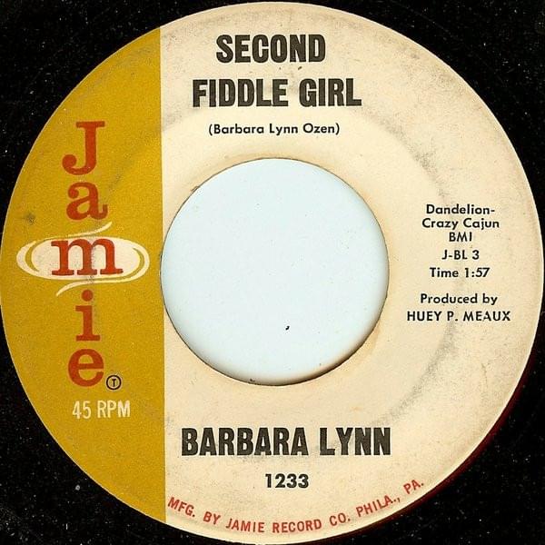 Second Fiddle Girl by Barbara Lynn