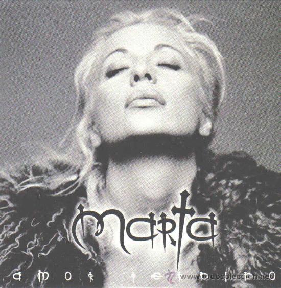 Album cover art for "Amor Perdido" by Marta Sánchez