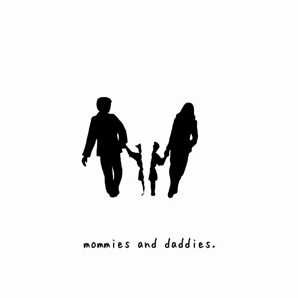 Album cover art for "​mommies and daddies." by ​tylerhateslife