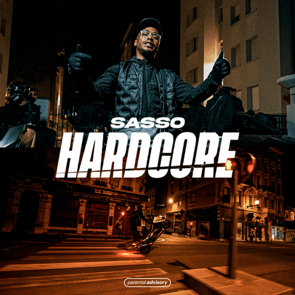 Album cover art for "HARDCORE" by Planète Rap