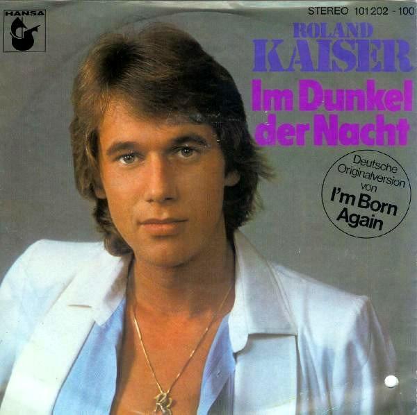 Album cover art for "Im Dunkel der Nacht (I’m born again)" by Roland Kaiser