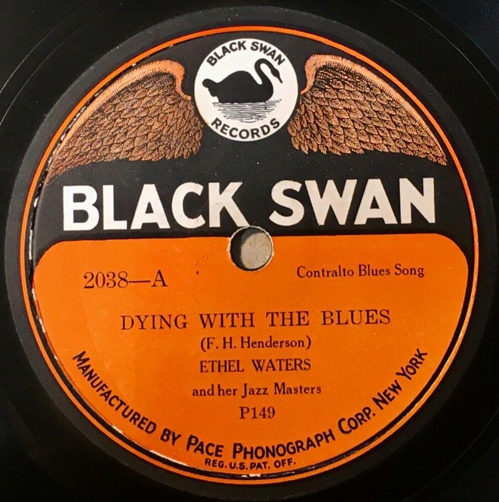 Album cover art for "Dying With the Blues" by Ethel Waters