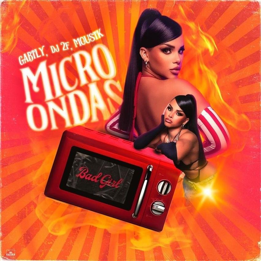 Album cover art for "Microondas" by Gabily & DJ 2F