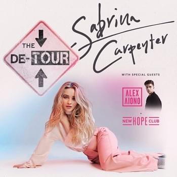 Album cover art for "The De-Tour Tour Setlist" by Sabrina Carpenter