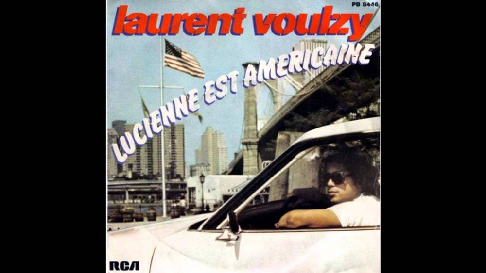 Album cover art for "Lucienne est américaine" by Laurent Voulzy