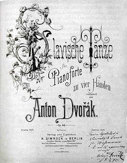 Slavonic Dance in C major (Op. 46, No. 1) by Antonín Dvořák