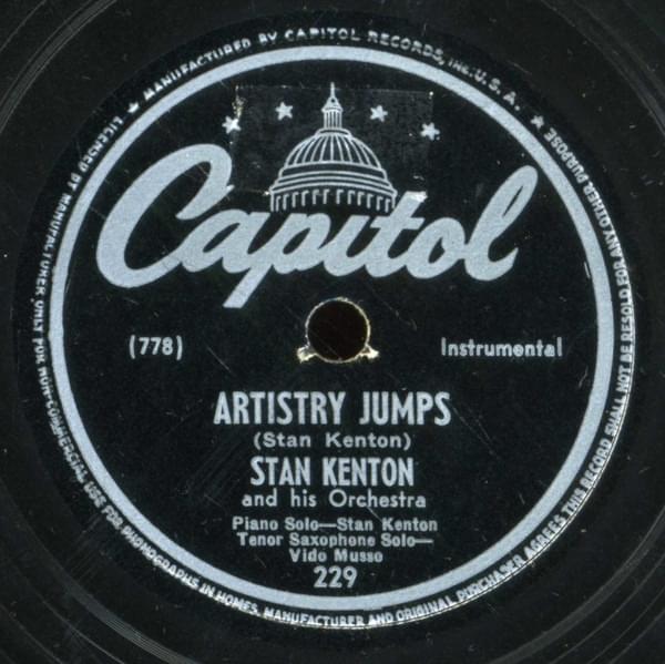 Album cover art for "Artistry Jumps" by Stan Kenton