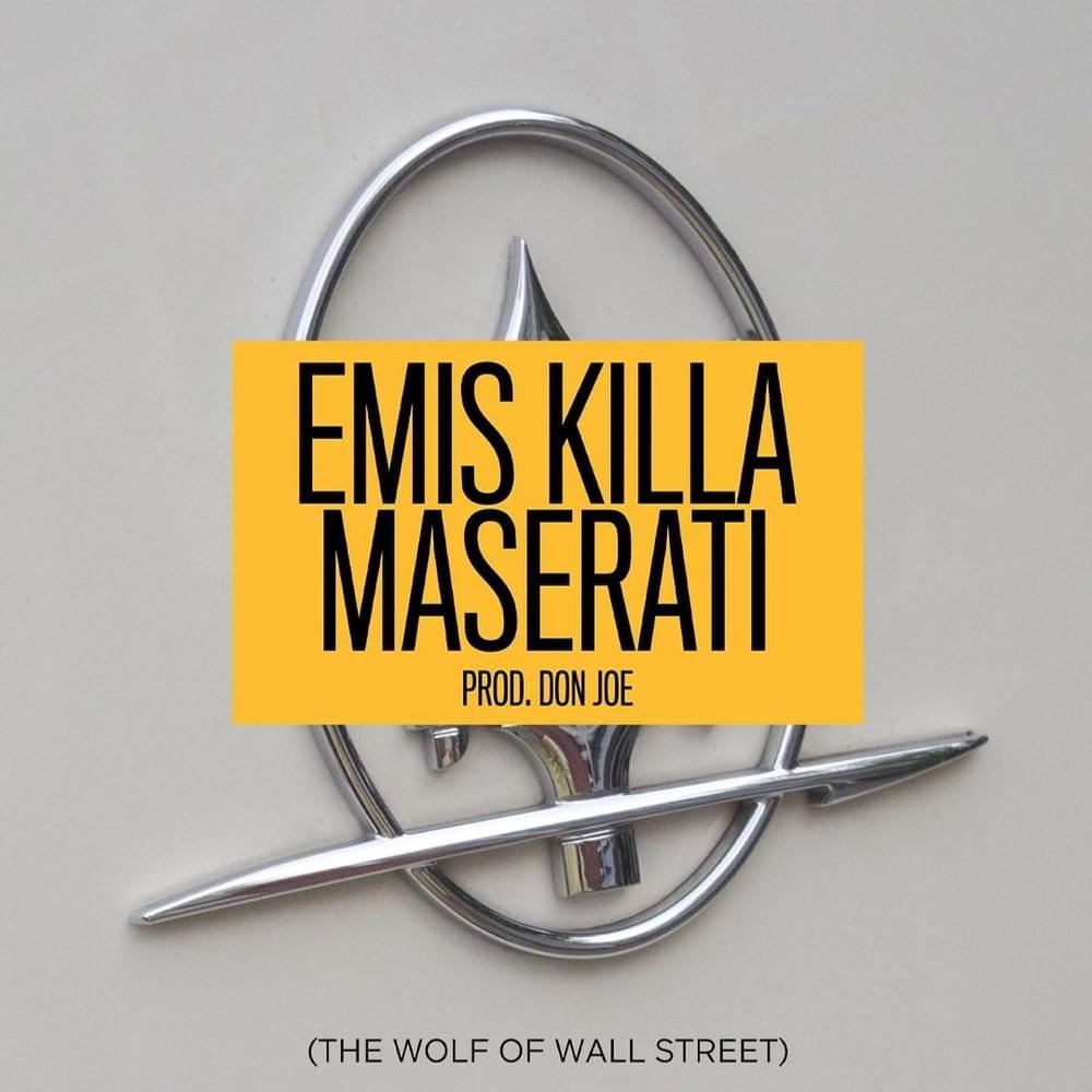 Album cover art for "MASERATI (the wolf of wall street)" by Emis Killa