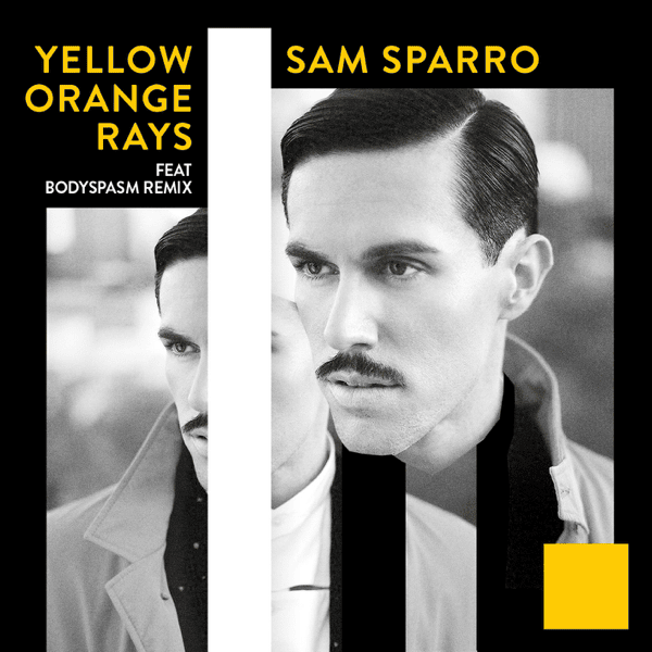 Album cover art for "Yellow Orange Rays – Bodyspasm Remix" by Sam Sparro