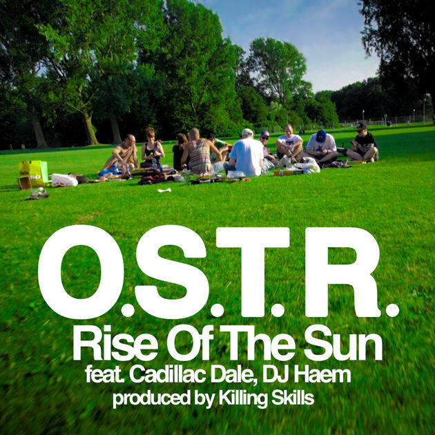 Album cover art for "Rise of the Sun" by O.S.T.R. & Cadillac Dale & DJ Haem