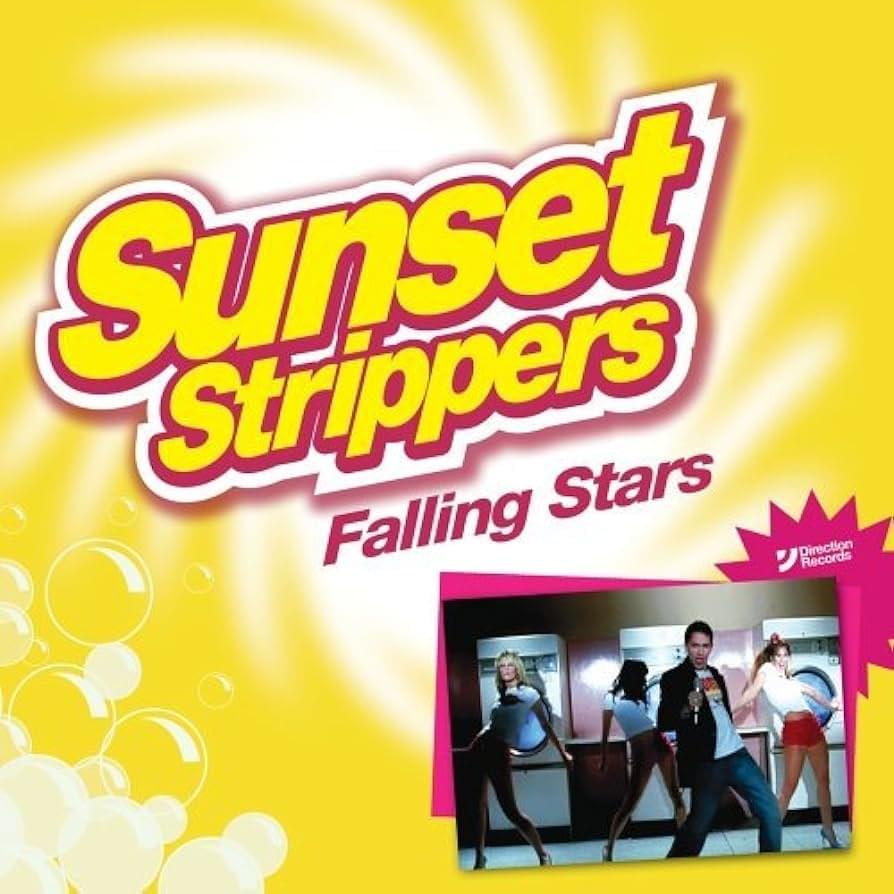 Album cover art for "Falling Stars" by Sunset Strippers