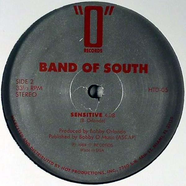 Album cover art for "Sensitive" by Band of South