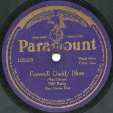 Album cover art for "Farewell Daddy Blues (Take 2)" by Ma Rainey
