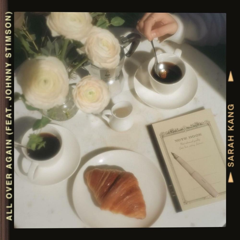 Album cover art for "All Over Again" by Sarah Kang & Johnny Stimson