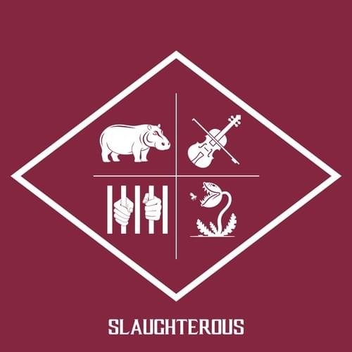 Album cover art for "Slaughterous" by Bukshot & Timbo (Mobstyle Music)