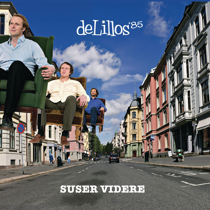 Album cover art for "Evig forelsket da" by deLillos