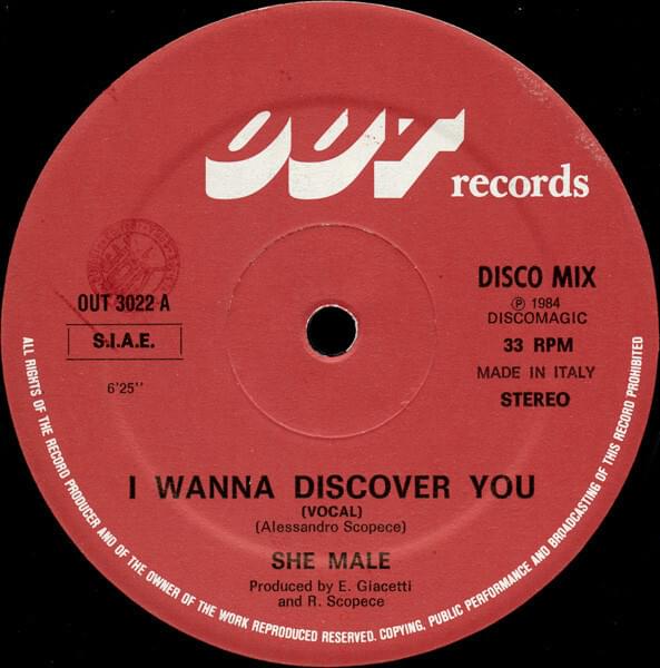 Album cover art for "I Wanna Discover You" by She Male