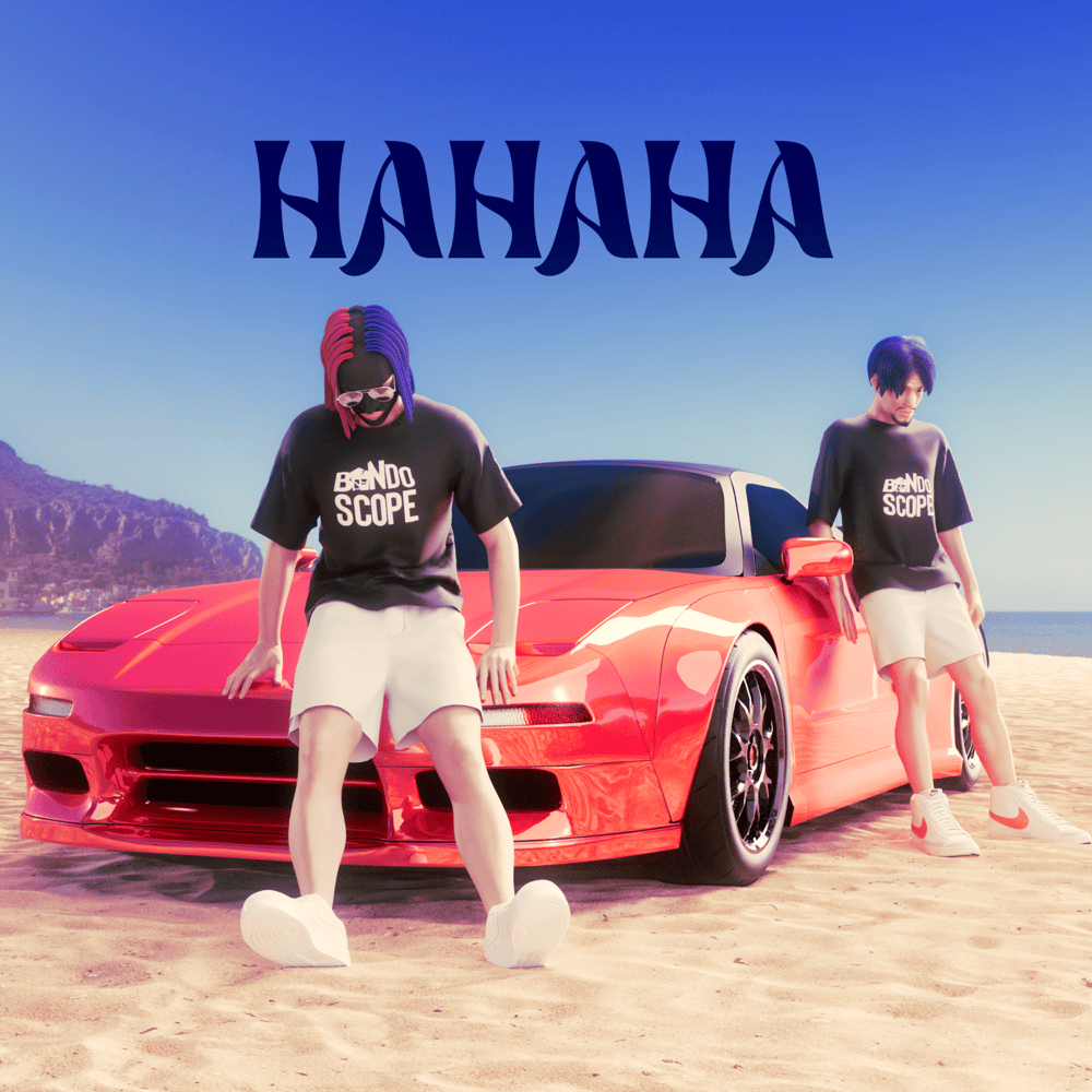 Album cover art for "HAHAHA" by Marko Glass
