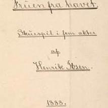 The Lady from the Sea (Act 1) by Henrik Ibsen
