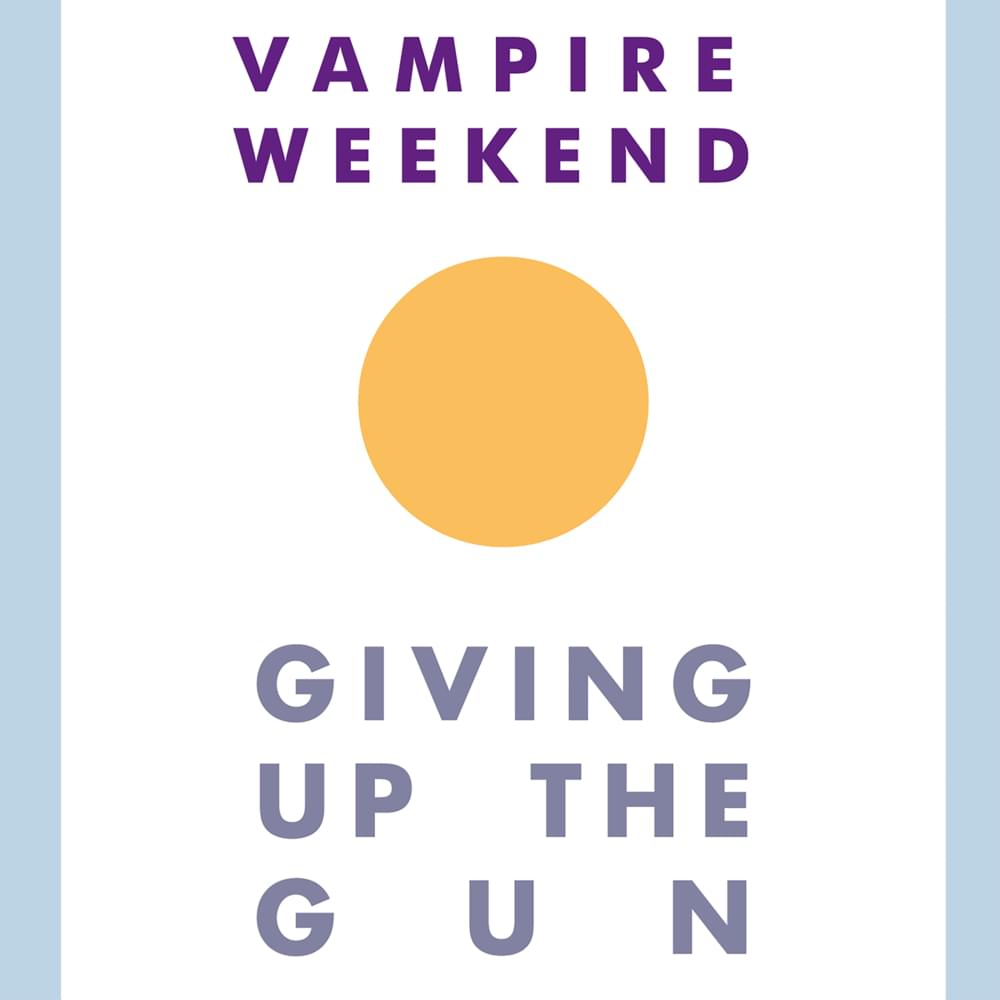 Album cover art for "Giving Up the Gun" by Vampire Weekend