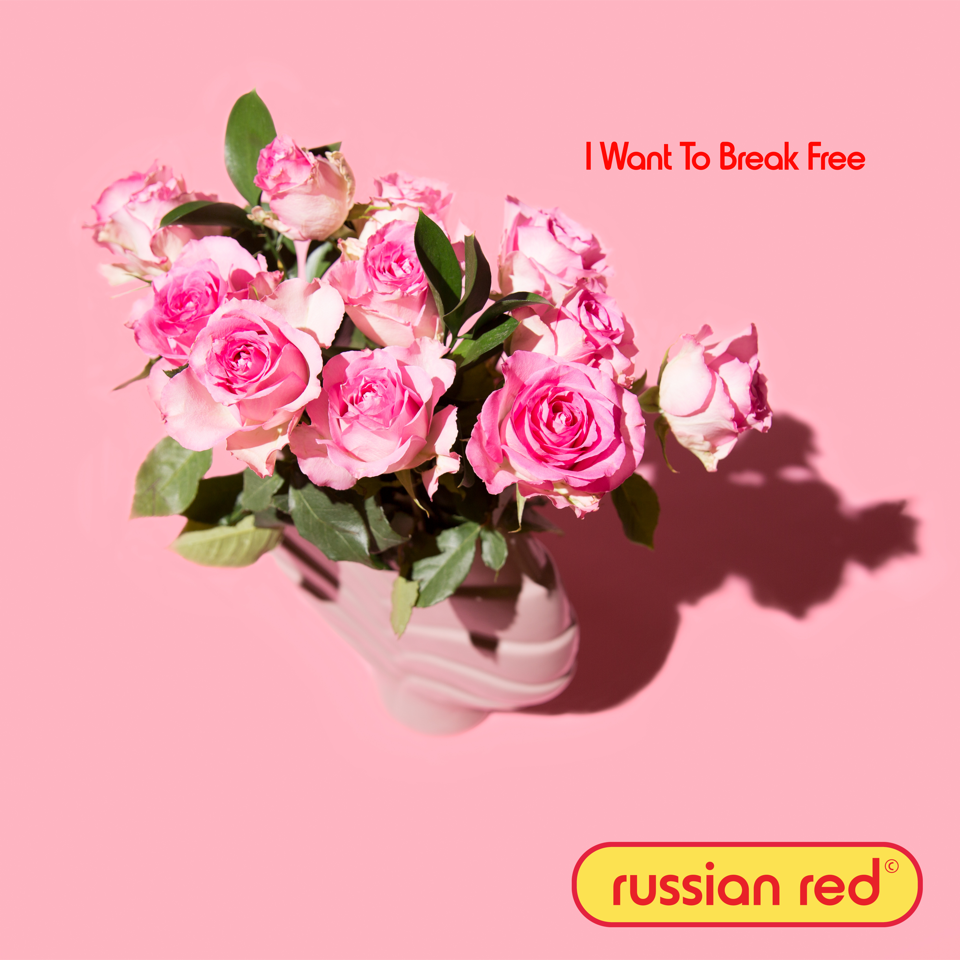 Album cover art for "I Want To Break Free" by Russian Red