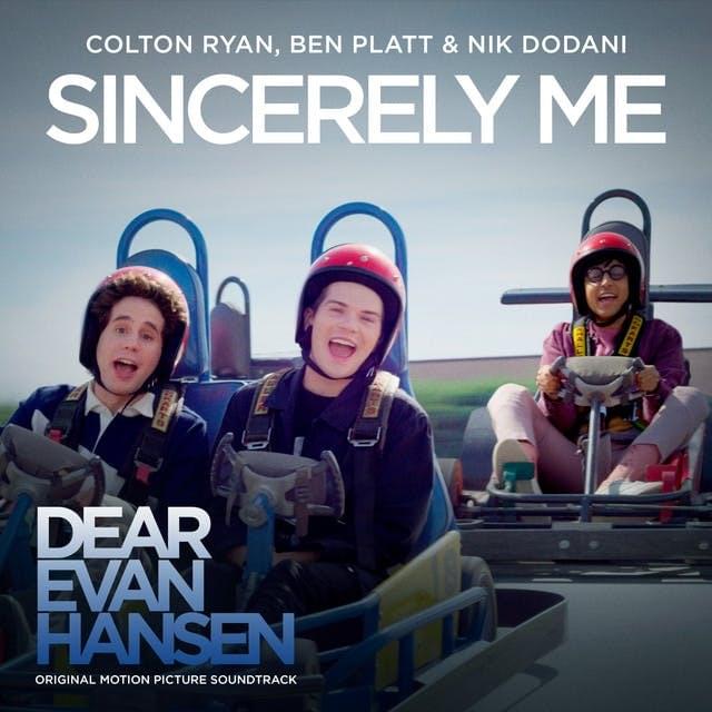 Album cover art for "Sincerely, Me" by Colton Ryan