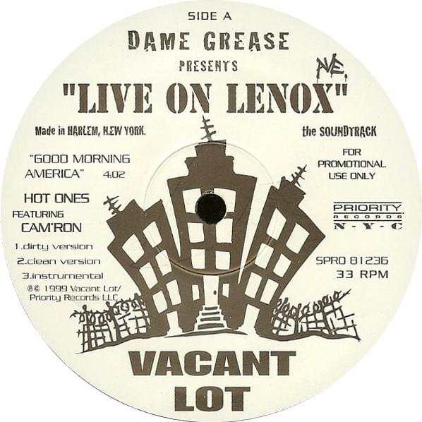 Cover image for Dame Grease presents Live On Lenox