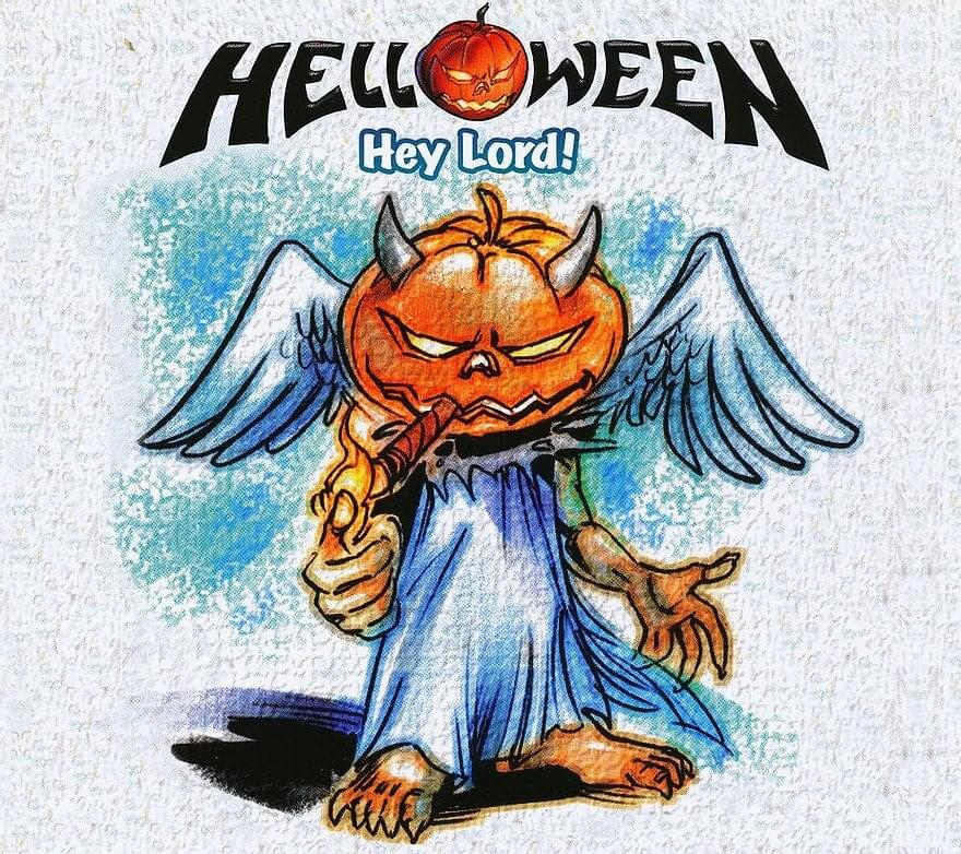 Album cover art for "Hey Lord!" by Helloween