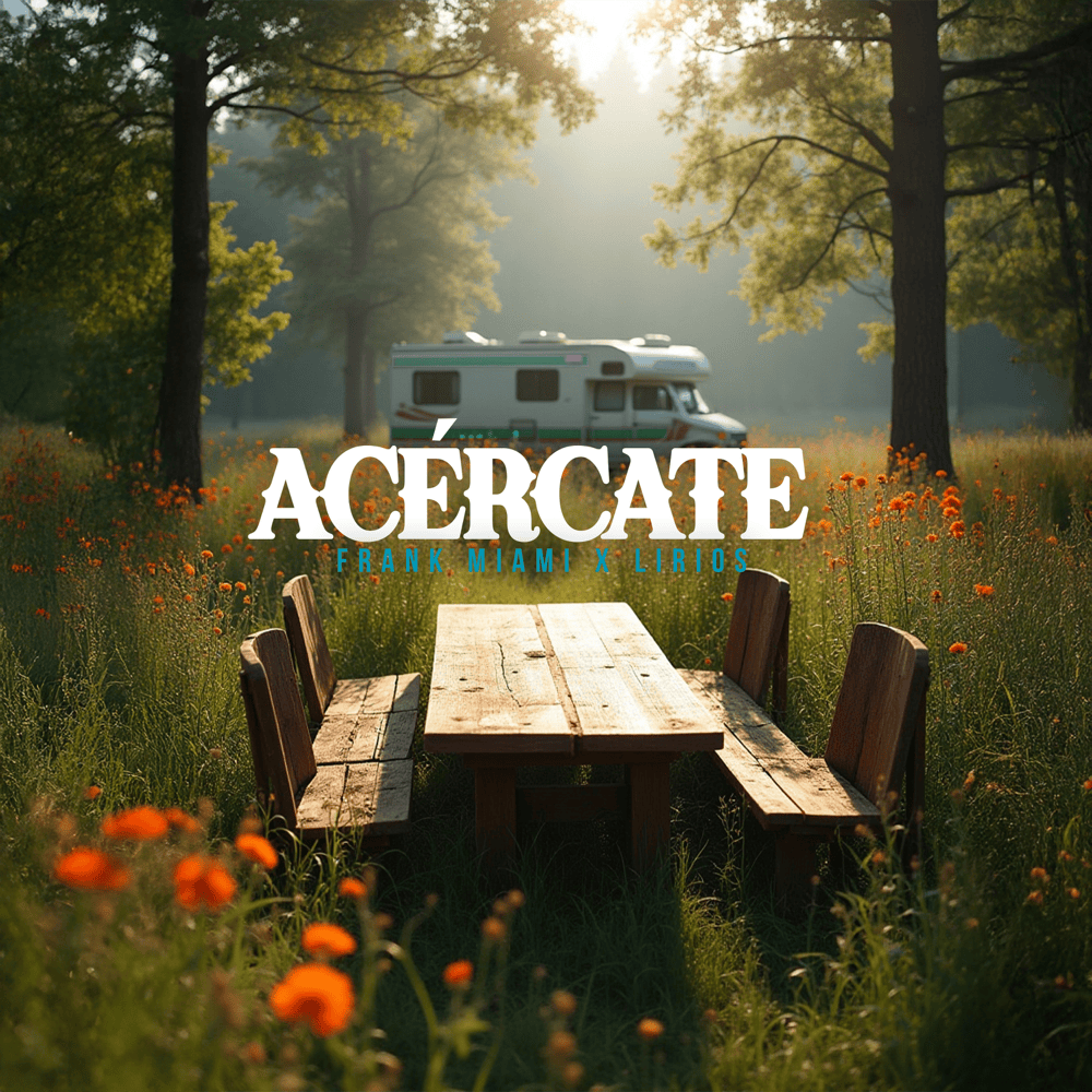 Album cover art for "Acércate" by Frank Miami