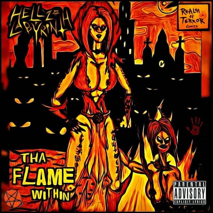 Album cover art for "Suffering" by Hell’z Labyrinth & AmoKrun