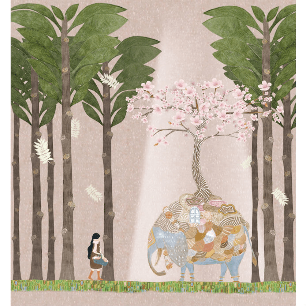 Album cover art for "꽃처럼 한 철만 사랑해 줄 건가요? (Sakura Moment)" by Lucia (KOR)