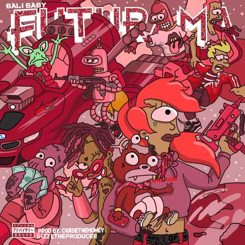 Album cover art for "Futurama" by Bali Baby