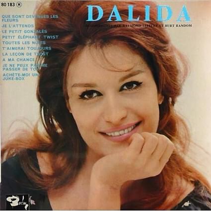 Album cover art for "Le petit Gonzalès" by Dalida