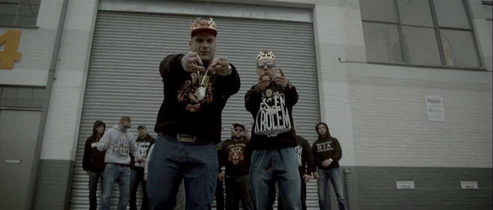 Album cover art for "Jestem królem" by Popek