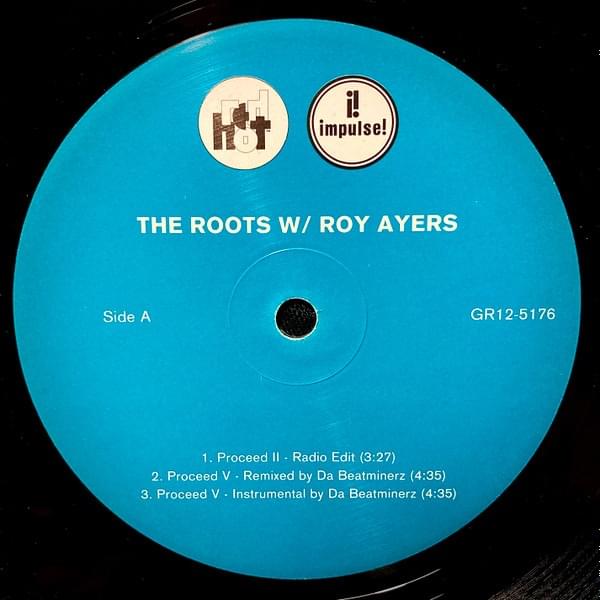 Album cover art for "Proceed V (Beatminerz Mix Instrumental)" by The Roots