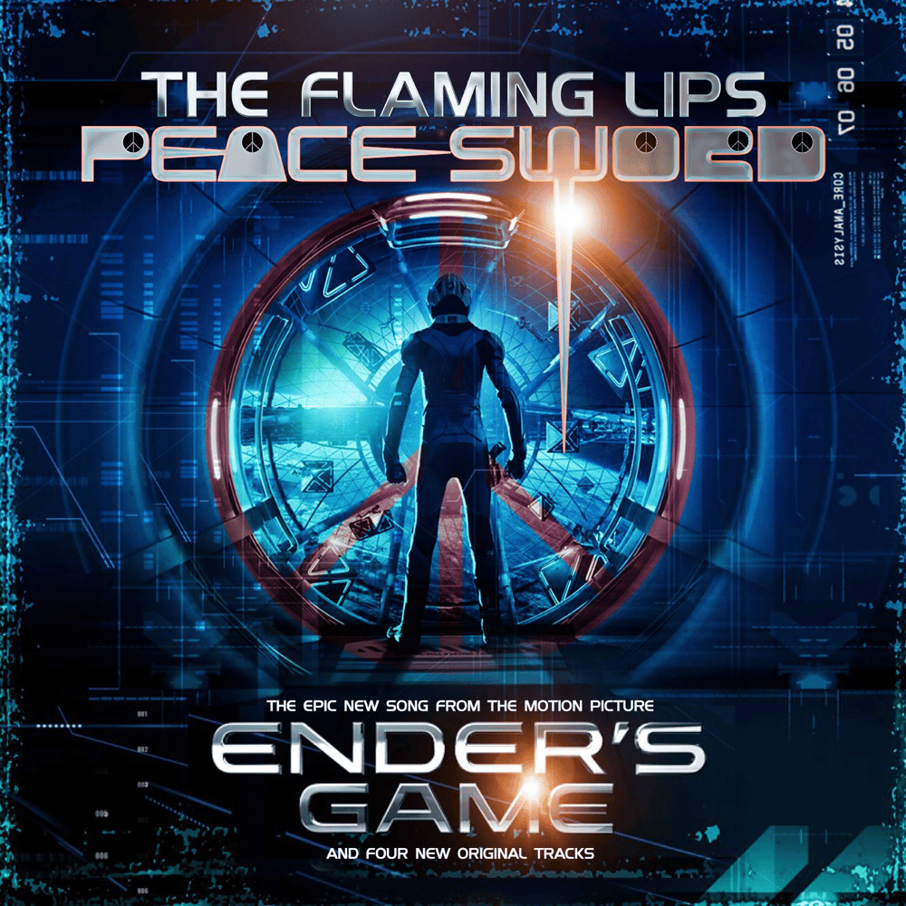 Album cover art for "Peace Sword (Open Your Heart)" by The Flaming Lips & TOBACCO