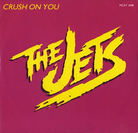 Album cover art for "Crush On You" by The Jets (Group)