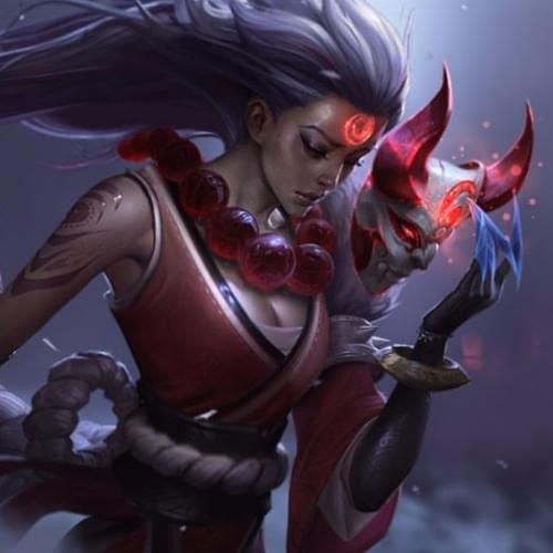 Album cover art for "Blood Moon Diana" by League of Legends