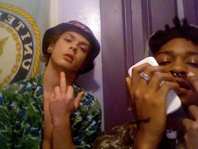 Album cover art for "dam" by Lil Tracy & Dewboi
