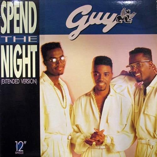 Album cover art for "Spend the Night" by Guy